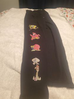 Black sponge bob leggings
