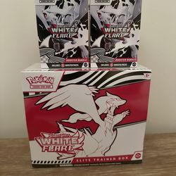 White Flare Pokemon Cards