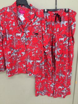 Sz XL like new flannel Victoria's Secret pajama/pj set