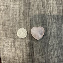 rose quartz heart