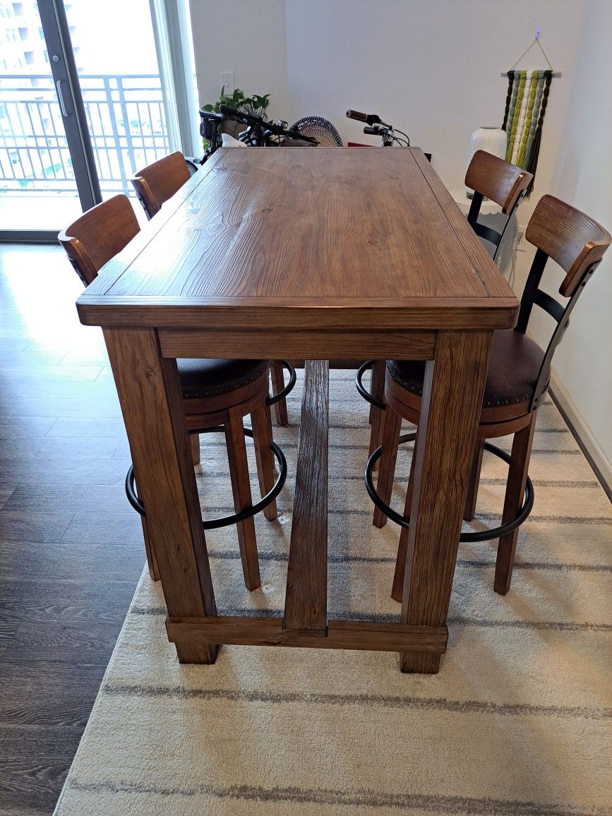 Signature Design by Ashley Pinnadel Rectangular Dining Room Counter