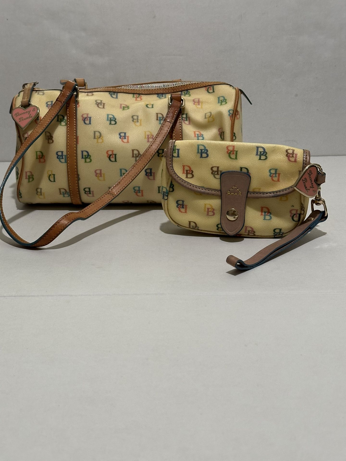 Vintage 90’s Y2K Dooney & Bourke Satchel & Wallet