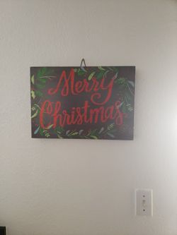 merry Christmas wall decor
