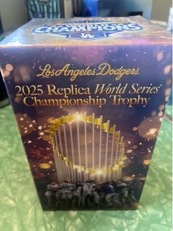 2025 replica World Series trophy