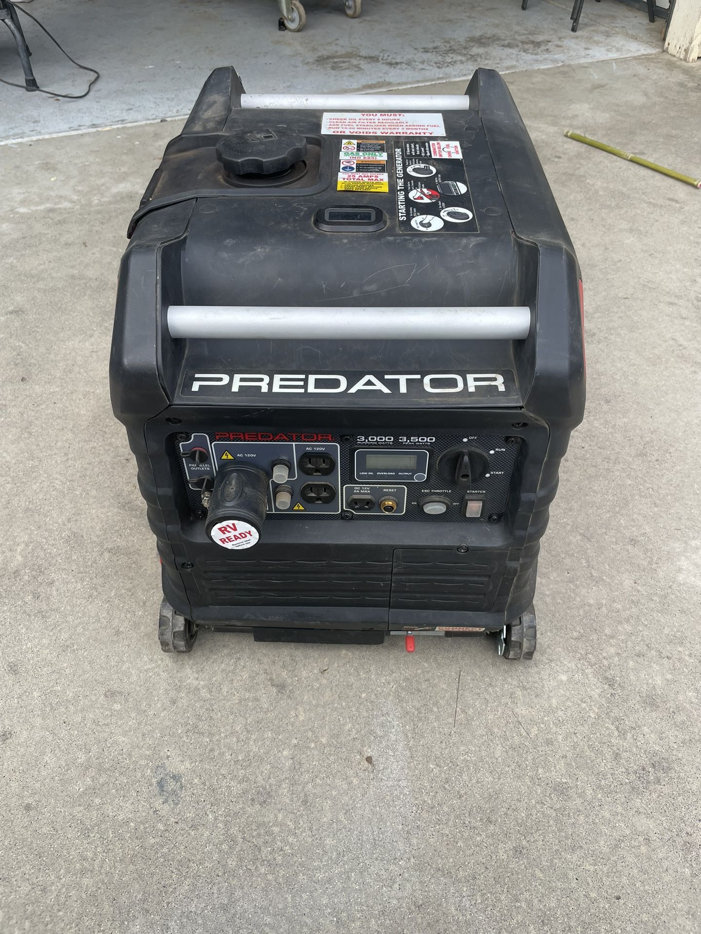 Predator 3500 Generator for Sale in Sacramento, CA OfferUp