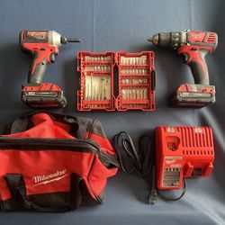 Milwaukee M18 Drill/Driver + M18 Impact Combo