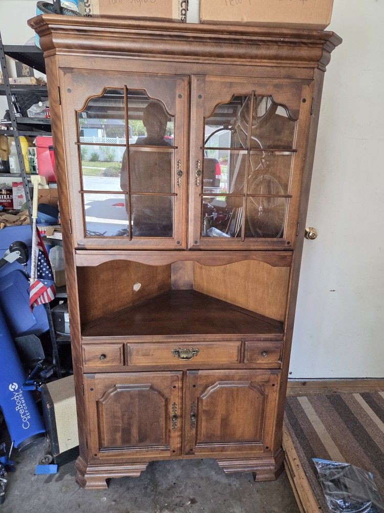 Corner China Cabinet