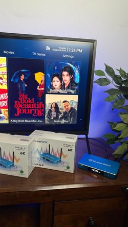 SuperBox S6 Max 6K Android Smart TV Box | Sports Movies TV | Voice Remote | No Monthly Fees
