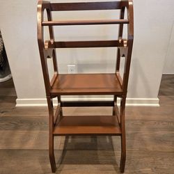 Convertible Wooden Toddler Learning Tower and Desk