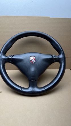 Porsche 996 911 3 spoke Steering Wheel complete