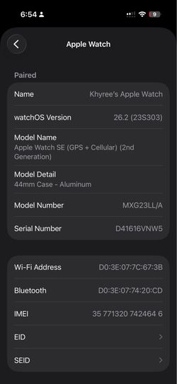 Apple Watch 2nd Gen (Cellular)
