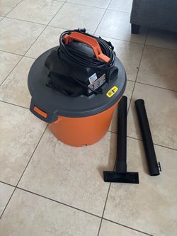RIDGID Wet/Dry Shop Vacuum with Attachments