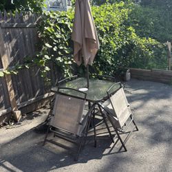 outdoor table set