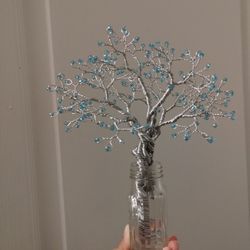 Handmade Wire Tree 3D Art Sculpture Decor 