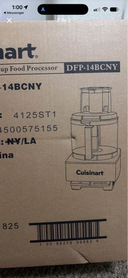 Cuisinart Food Processor, 14-Cup Vegetable Food Chopper for Mincing, Dicing, Shredding, Puree & Kneading Dough, 720-Watt Motor, Stainless Steel, DFP-1