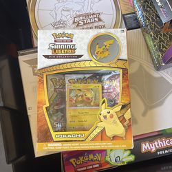 Pikachu Shining legends pin collection