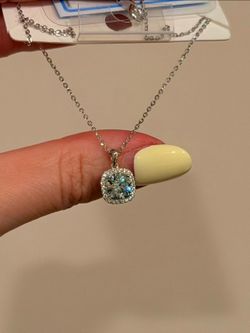 Certified Moissanite Wedding Jewelries solid Sterling silver