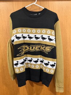 Vintage-Style Anaheim Ducks Ugly Christmas Sweater (Official NHL Forever Collectibles)