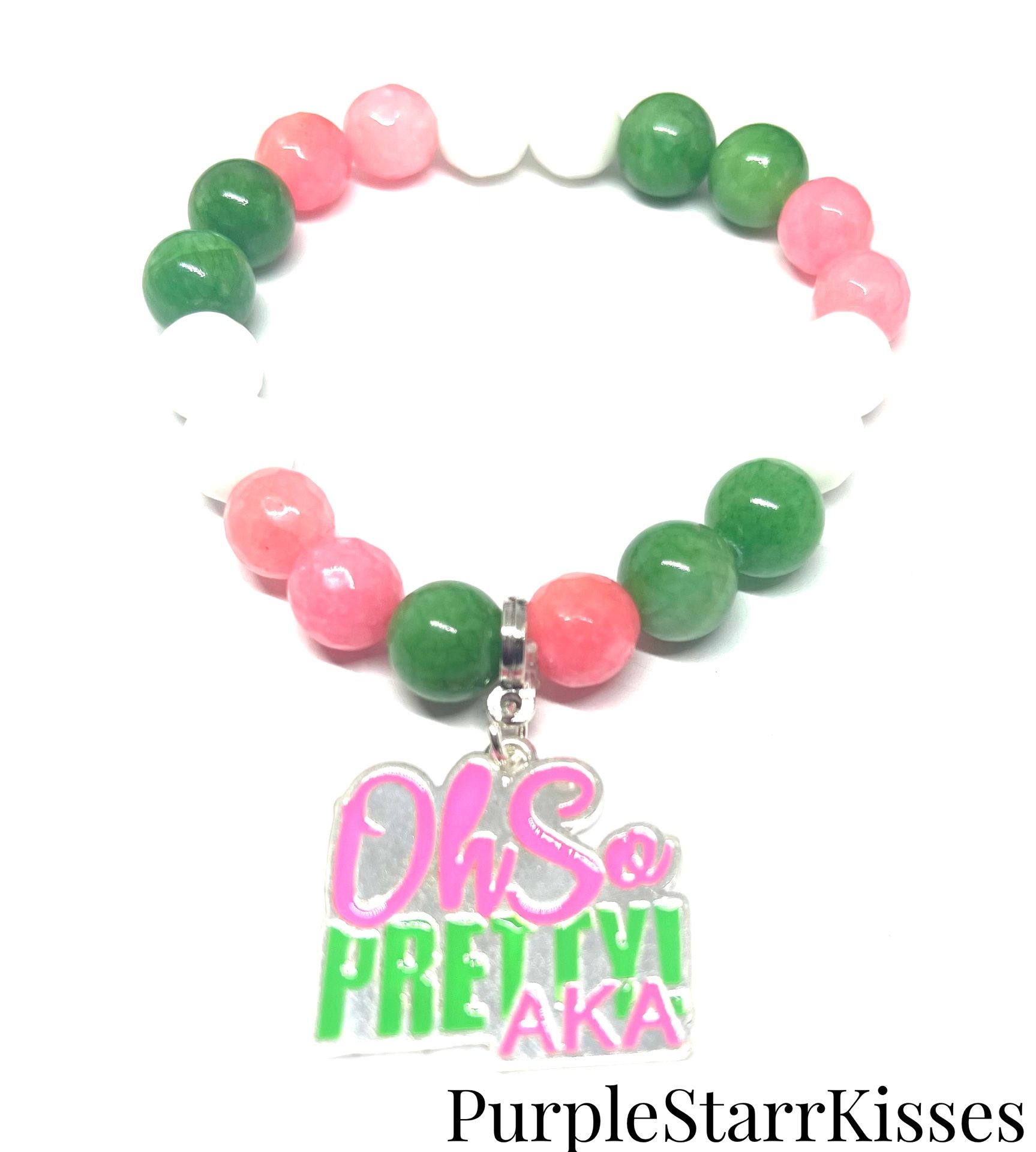 Alpha Kappa Alpha Charm Bracelet