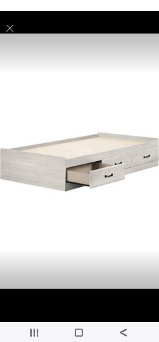 Twin White Oak Bedframe