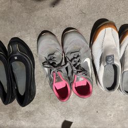 Women's Nike and Timberland Athletic Shoe Bundle size 6.5, $20 for all, pick up In Temple City 