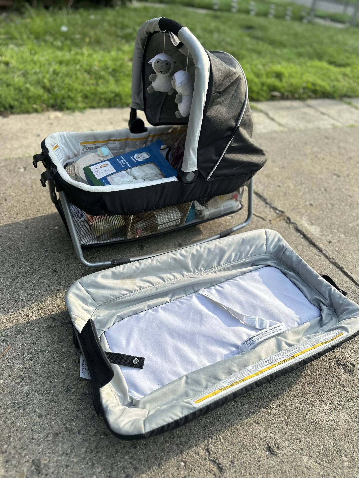 Bassinet And Changing Table