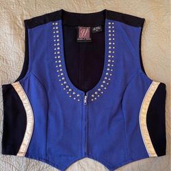 Gordan & James Ladies XL Vest Studded 