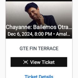 Chayanne Concert Tickets(8)