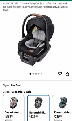 Maxi-Cosi Mico Luxe+ Car Seat