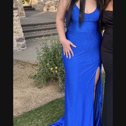 Royal Blue Formal Prom Dress 