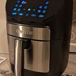 Gourmia 7 qt Air Fryer, Black - Fryforce 360° Technology