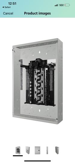 Siemens 100A 20 Spaces 40 Circuit Panel