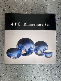 4 piece dinner set