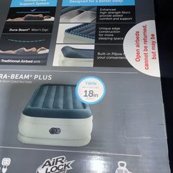 INTEX MID-RISE AIRBED TWIN SIZE (18in)