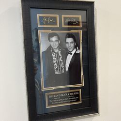 Johnny Cash & Elvis Presley commemorative  photo