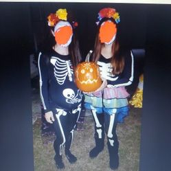 Dia De Los Muertos Halloween Skeleton Costume Regular