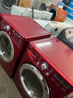 Front load washer and dryer