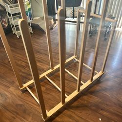 Huge Rolling Art Canvas Holder