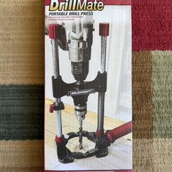 Milescraft 1318 DrillMate Portable Drill Press + Drill Guide Attachment - New