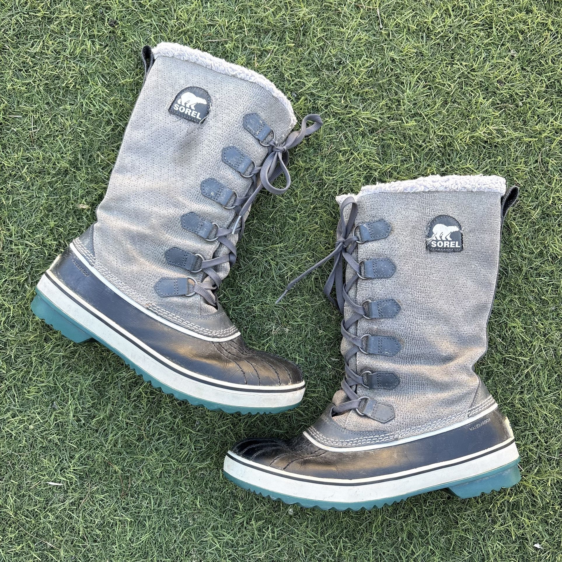 Sorel Snow Boots Duck Boots Winter Waterproof Warm Women Size 11