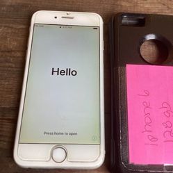 iPhone 6 *128 GB * Otterbox Case * Excellent Condition 