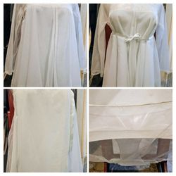 Vintage 1960's Olga 3pc Babydoll Peignoir Set Light Blue Size Small