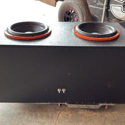 avatar stu 15”s in boxed tuned to 29hz 