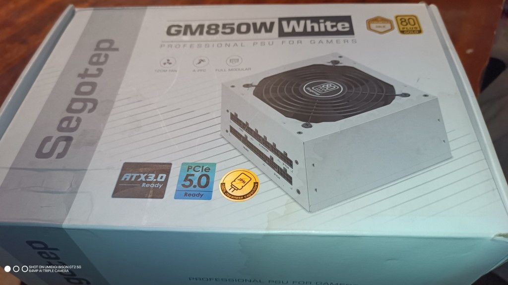 Segotep GM850 Power Supply Gold Rated / White Color