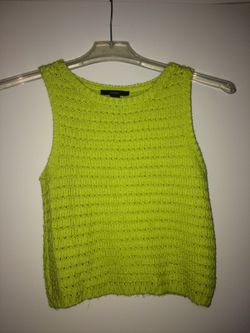 Green Crop Top