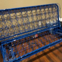 Bench Seat For Bus, Van, Or Truck (Excellent Condition) No Rust/ Folds Down 