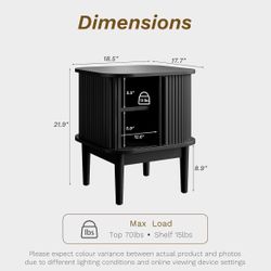Black side Table
