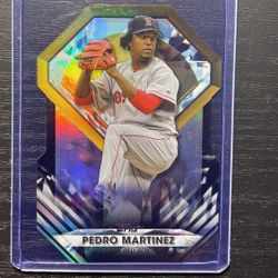 2022 Topps Diamond Greats Die Cut Black Pedro Martinez Baseball Card #5 Card 45 Of 299