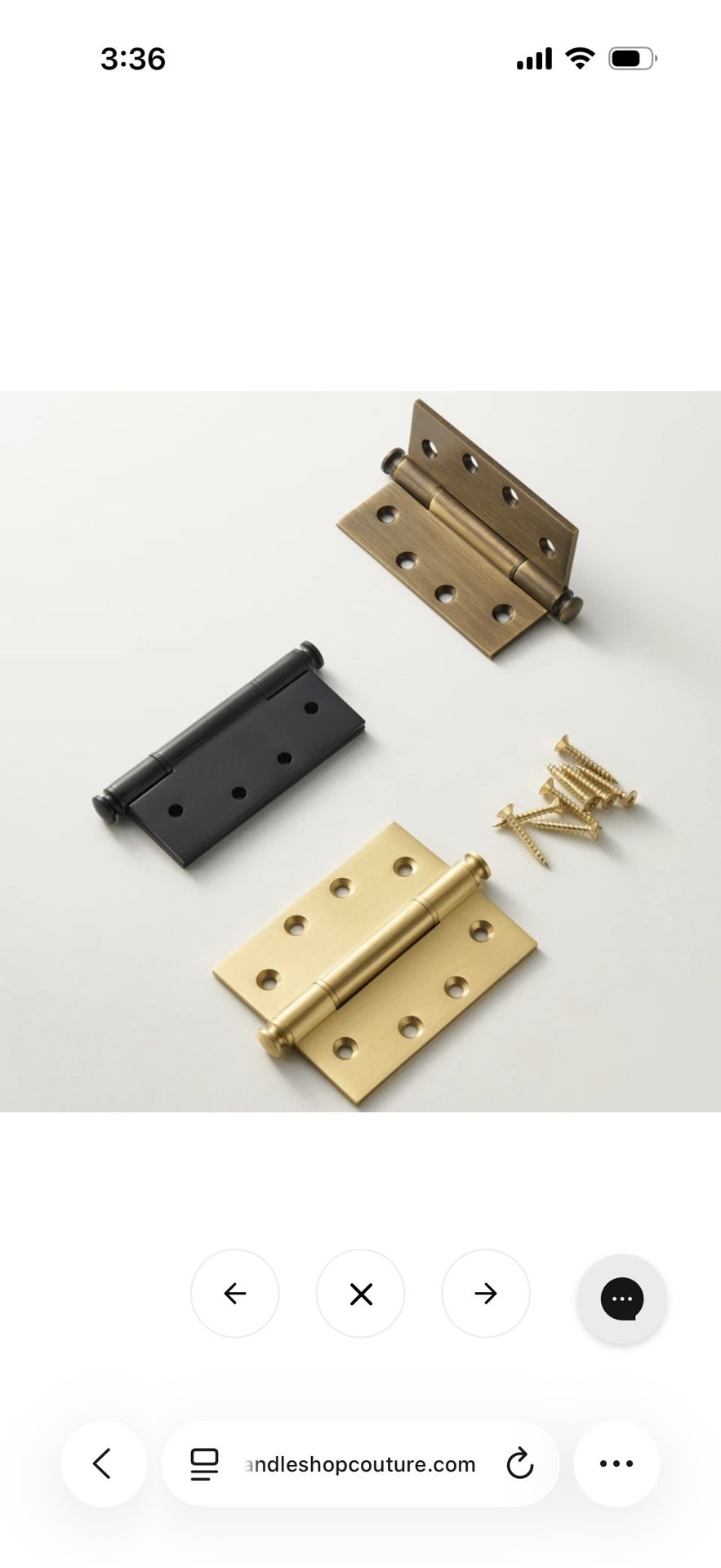 Hinges From shop Couture