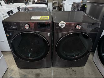 LG Washer And Gas Dryer Set ThinQ